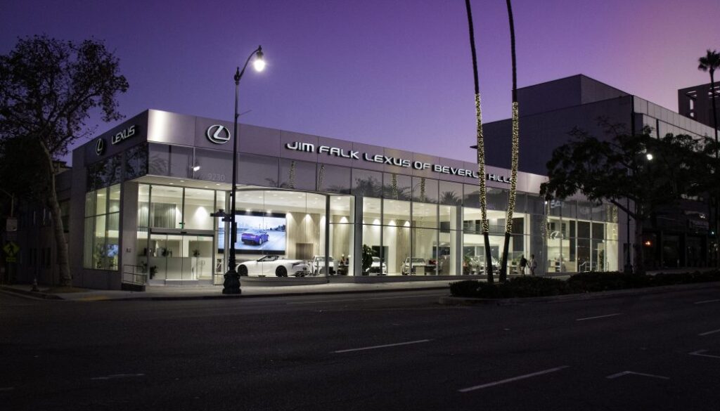 Jim Falk Lexus of Beverly Hills Show Room